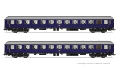 Rivarossi HR4415 - H0 - 2-tlg. Set Liegewagen, DB, Ep. IV